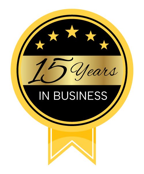 15 years in business